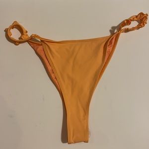 ✨BRAND NEW✨ GARAGE ORANGE BIKINI BOTTOM CHEEKY HIGH WAISTED WITH RUFFLES DETAILS